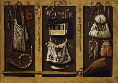 Nature morte avec équipement de chasse, vers 1660 - Johannes, Leemans