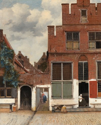 Dutch : Vue des maisons de Delft, connues sous le nom de "The little Street" Vue des maisons de Delft, connues sous le nom de "The little Street". - Johannes Vermeer