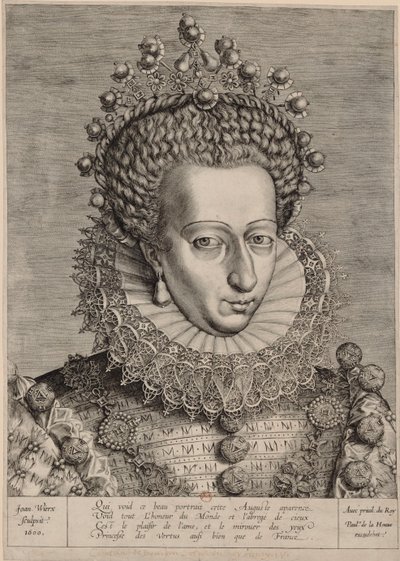 Catherine de Navarre - Johannes Wierix