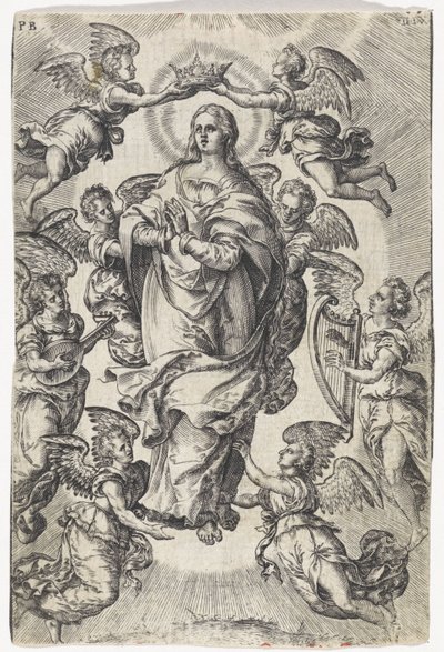 Assomption de Marie - Johannes Wierix