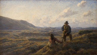 Idylle sur la lande - Johannes Wilhjelm