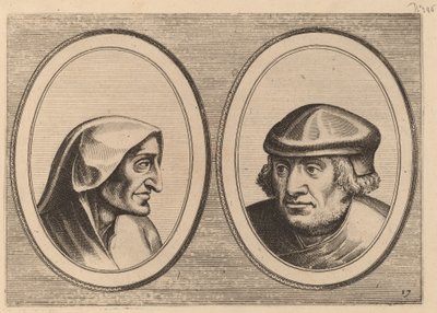 "Aerdighe Kniertje" et "Onbekommerde Klaes" - Johannes and Lucas van Doetechum after Pieter Bruegel the Elder