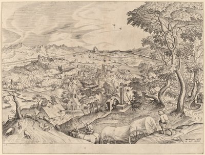 Le chariot belge - Johannes and Lucas van Doetechum after Pieter Bruegel the Elder
