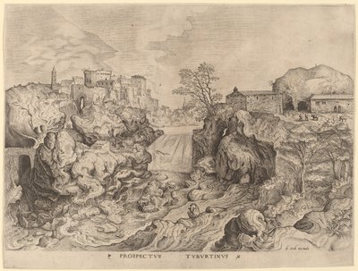 Prospectus Tyburtinus (Vue du Tibre) - Johannes and Lucas van Doetechum after Pieter Bruegel the Elder