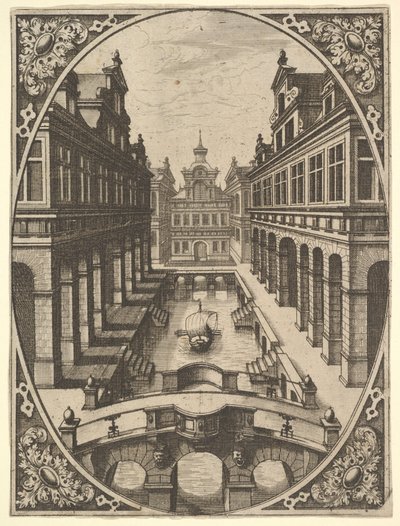 Planche de Scenographiae - Johannes van Doetecum I