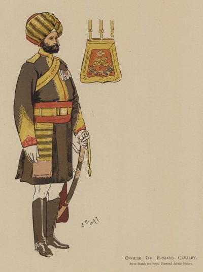 Officier du 5e Cavalerie du Punjab - John (after) Charlton