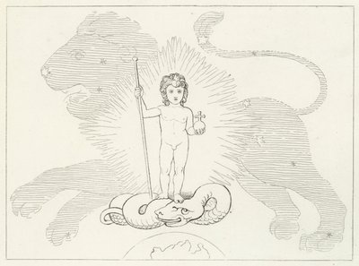 Le Sauveur enfant, Paradis, Chant 16 - John (after) Flaxman
