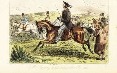 Gentleman anglais avec des favoris dans un bonnet tam o