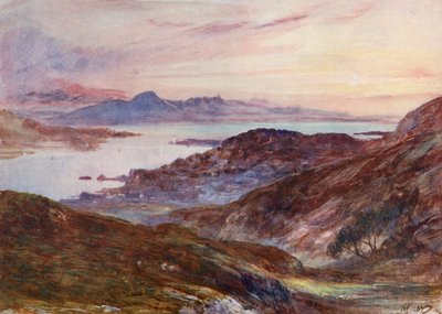 Skye, depuis Strome Ferry - John (after) MacWhirter