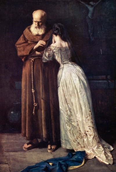 Frère Laurent et Juliette - John (after) Pettie