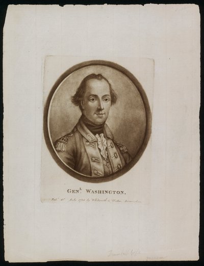 Portrait du général [George] Washington (gravure) - John (after) Trumbull