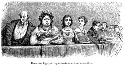 Famille israélienne dans une loge de théâtre en Russie - Walter Charles Mills