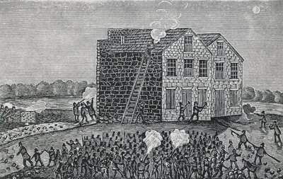 Émeute pro-esclavagiste assassinant le révérend Elijah Parish Lovejoy, 7 novembre - Walter Charles Mills