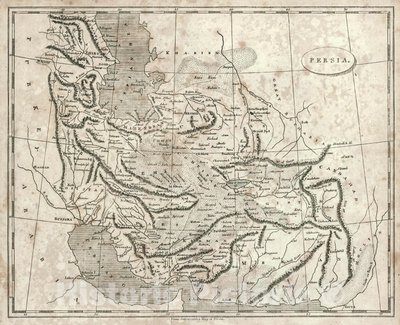 Carte de la Perse d
