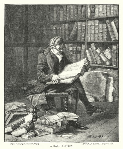 Une édition rare (gravure) - John Arthur Lomax