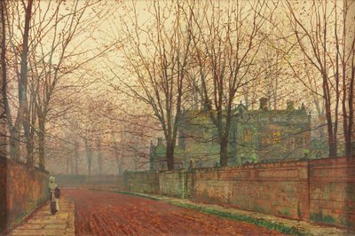 Matin de novembre, Knostrop Hall, Leeds - John Atkinson Grimshaw