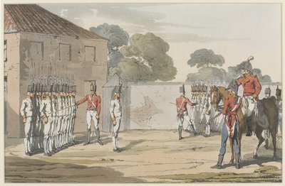 Soldats en exercice, 1807 - John Augustus Atkinson