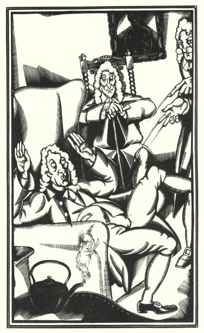 Illustration pour Tristram Shandy de Laurence Sterne - John Austen
