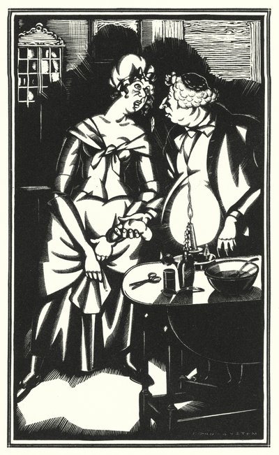 Illustration pour Tristram Shandy de Laurence Sterne - John Austen