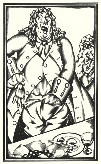 Illustration pour Tristram Shandy de Laurence Sterne - John Austen