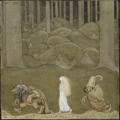 La Princesse et les trolls - John Bauer