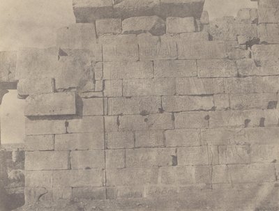 Karnak, Salle Hypostyle, Mur du Sud (Face Extérieure) - John Beasly Greene