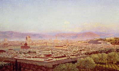 Florence depuis Bellosguardo - John Brett