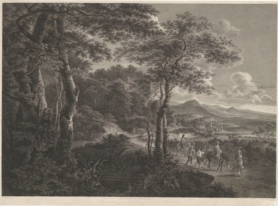 Paysage avec des bandits prisonniers - John Browne