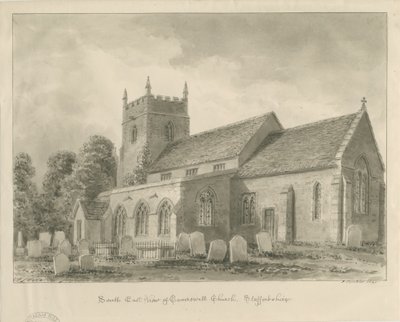 Église de Caverswall - John Buckler