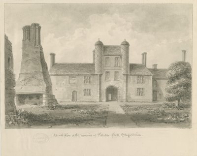 Pillaton Hall: dessin sépia - John Buckler