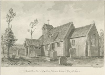 Rushton Spencer Church - John Buckler