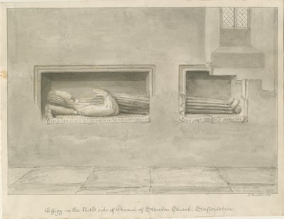 Église de Standon - Tombe murale de Nicholas Hyde - John Buckler