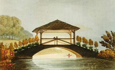Un pont rustique, de 