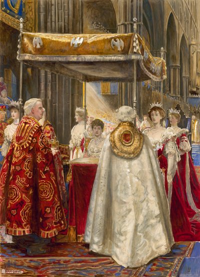 Couronnement du roi Édouard VII et de la reine Alexandra, 1904 - John Byam Liston Shaw
