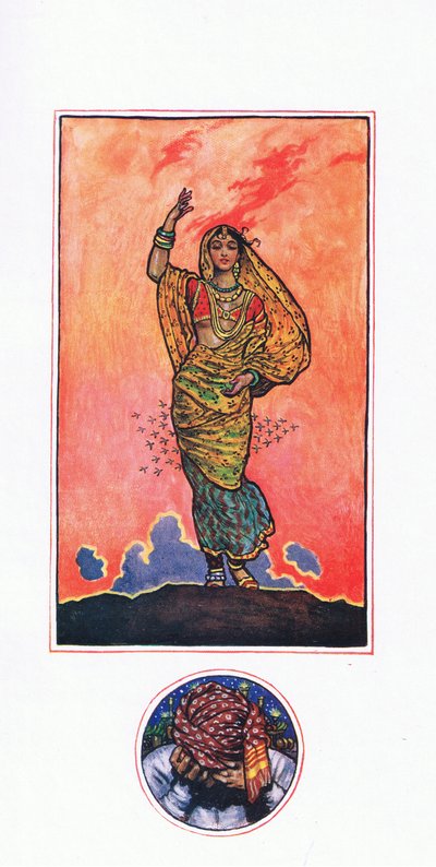 Réminiscence de Mahomed Akram, illustration de The Garden of Kama (et autres poèmes de l