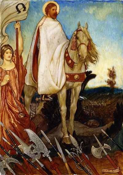 Il y a un grand Maréchal de Camp, mon ami, qui dispose nos bataillons; Faisons confiance à la Providence, et restons à nos postes - John Byam Liston Shaw