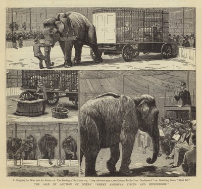 La vente aux enchères du grand cirque américain et de l