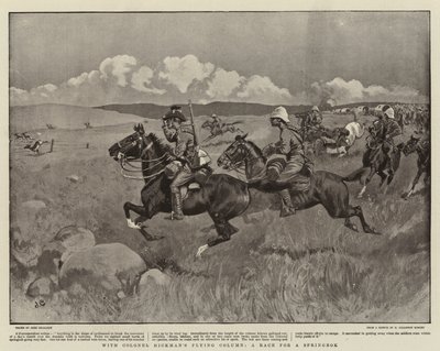 Avec la colonne volante du colonel Hickman, une course pour un springbok - John Charlton