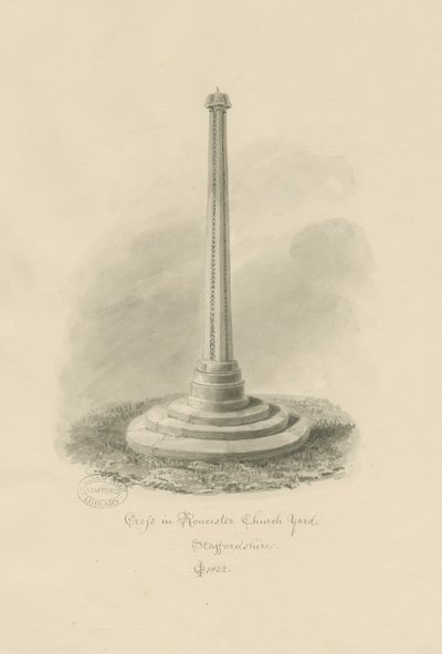 Cimetière de Rocester - Croix - John Chessell Buckler