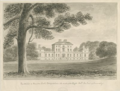 Sandon Hall - John Chessell Buckler