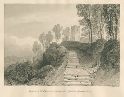 Worcestershire - Droitwich - Église de Dodderhill, 1833 - John Chessell Buckler