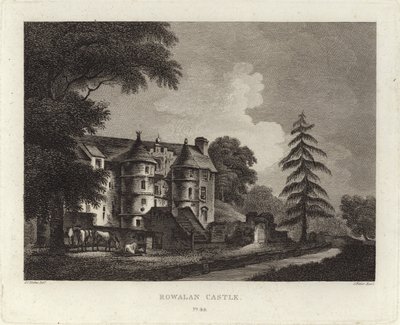 Château de Rowallan - John Claude Nattes