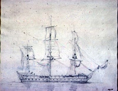 Un vaisseau de guerre - John Constable