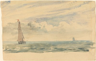 Paysage marin avec deux voiliers - John Constable