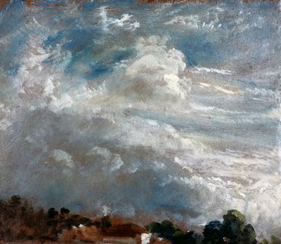 Étude de nuages : Horizon des arbres - John Constable