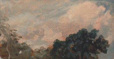 Étude de nuages avec arbres, 1821 - John Constable