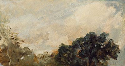 Étude de nuages avec arbres, 1821 - John Constable