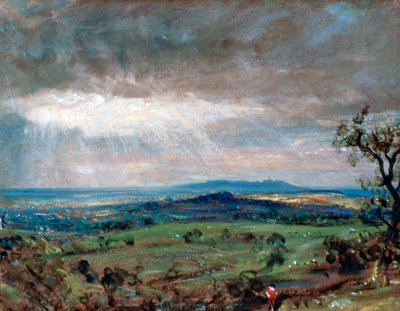 Hampstead Heath avec Harrow au loin, vers 1821 - John Constable