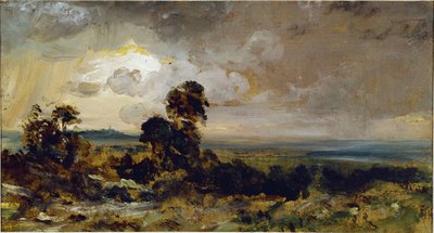 Coucher de soleil orageux à Hampstead - John Constable