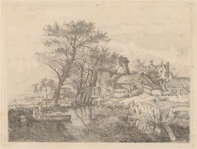 Arrière des Nouveaux Moulins, Norwich - John Crome